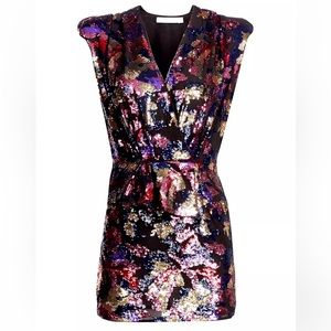 IRO Irva sequin mini dress size FR38 / US 6